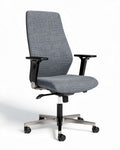 Chaise de bureau ergonomique pour travail en milieu professionnel en tissu - 50 x 60 x 110cm