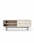 Meuble TV en bois avec compartiments de rangement - 120 x 40 x 50cm