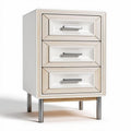 Commode de rangement pour chambre en bois et plastique - 40 x 40 x 60cm