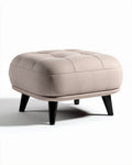 Pouf en tissu rembourré pour salon ou entrée - 60 x 60 x 40cm