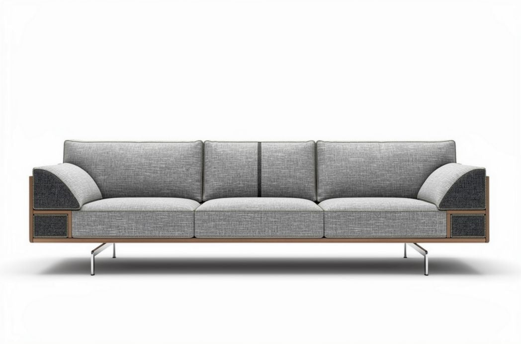 Canapé moderne pour salon en tissu - 230 x 90 x 85cm
