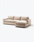 Canapé d'angle en tissu pour salon ou espace de détente - 180 x 100 x 85cm